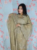 Beige Pakistani Three Piece