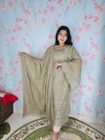 Beige Pakistani Three Piece - Image 3