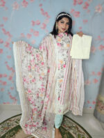 White and Pink Indian Three-Piece - Image 2