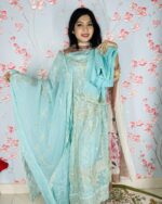 Pakistani Three-Piece Blue