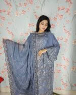 Blue Pakistani Three Piece - Image 2