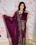 Purple Pakistani Three Piece